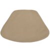 Sweet Pea Linens - Beige Crypton Twill Wedge-Shaped Placemat (SKU#: R-1006-U6) - Main Product Image