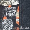 Sweet Pea Linens - Quilted French Halloween Wedge-Shaped Placemats - Set of Two (SKU#: RS2-1006-V1) - Swatch