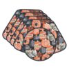 Sweet Pea Linens - Quilted French Halloween Wedge-Shaped Placemats - Set of Four plus Center Round-Charger (SKU#: RS5-1006-V1) - Main Product Image