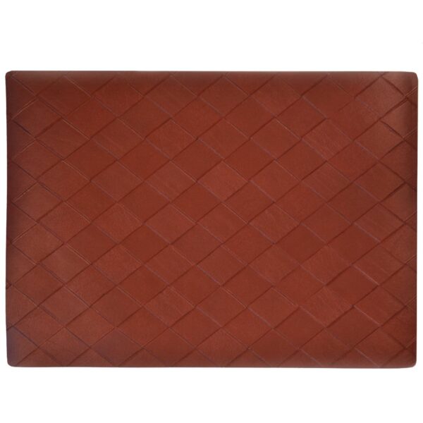 Sweet Pea Linens - Brick Leather Look Vinyl Wipe Clean Rectangle Placemat (SKU#: R-1002-V5) - Main Product Image