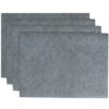 Sweet Pea Linens - Dusty Blue Vinyl Wipe Clean Rectangle Placemat (SKU#: R-1002-V9) - Main Product Image