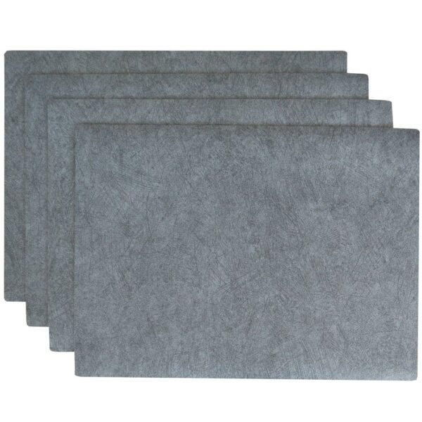 Sweet Pea Linens - Dusty Blue Vinyl Wipe Clean Rectangle Placemat (SKU#: R-1002-V9) - Main Product Image