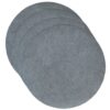 Sweet Pea Linens - Dusty Blue Vinyl Wipe Clean Charger-Center Round Placemat (SKU#: R-1015-V9) - Main Product Image