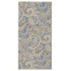 Sweet Pea Linens - Blue Paisley Print Cloth Napkin (SKU#: R-1010-W5) - Main Product Image