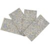 Sweet Pea Linens - Blue Paisley Print Cloth Napkins - Set of Four (SKU#: RS4-1010-W5) - Main Product Image