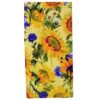 Sweet Pea Linens - Yellow Sunflower Print Cloth Napkin (SKU#: R-1010-W60) - Main Product Image