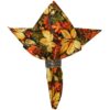 Sweet Pea Linens - Coordinating Fall Leaf Print Cloth Napkins - Set of Four (SKU#: RS4-1010-X1) - Main Product Image