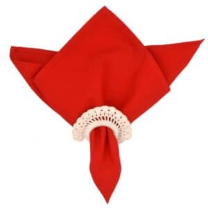 Sweet Pea Linens - Solid Red Cloth Napkin (SKU#: R-1010-K) - Main Product Image
