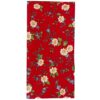 Sweet Pea Linens - Red Daisy Rolled Hem Cloth Napkin (SKU#: R-1010-Y42) - Main Product Image