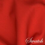 Sweet Pea Linens - Solid Red Rolled Hem Cloth Napkin (SKU#: R-1010-Y10) - Swatch