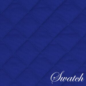 Sweet Pea Linens - Solid Royal Blue Quilted Charger-Center Round Placemat (SKU#: R-1015-Y11) - Swatch