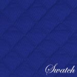 Sweet Pea Linens - Solid Royal Blue Quilted Charger-Center Round Placemats - Set of Two (SKU#: RS2-1015-Y11) - Swatch
