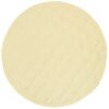 Sweet Pea Linens - Solid Ivory Quilted Jacquard Charger-Center Round Placemat (SKU#: R-1015-Y2) - Main Product Image
