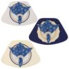 Sweet Pea Linens - Blue Snowflake  Batik Cloth Napkin (SKU#: R-1010-Y34) - Alternate Table Setting