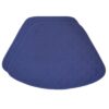 Sweet Pea Linens - Solid Dark Royal Blue Quilted Jacquard Wedge-Shaped Placemats - Set of Two (SKU#: RS2-1006-Y3) - Main Product Image