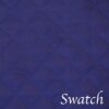 Sweet Pea Linens - Solid Dark Royal Blue Quilted Jacquard Wedge-Shaped Placemats - Set of Two (SKU#: RS2-1006-Y3) - Swatch