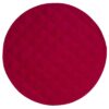 Sweet Pea Linens - Solid Red Quilted Jacquard Charger-Center Round Placemat (SKU#: R-1015-Y4) - Main Product Image