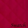 Sweet Pea Linens - Solid Red Quilted Jacquard 72 inch Table Runner (SKU#: R-1024-Y4) - Swatch