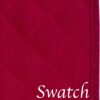 Sweet Pea Linens - Red Cobblestone Quilted Jacquard Rectangle Placemats - Set of Two (SKU#: RS2-1001-Y40) - Swatch