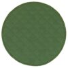 Sweet Pea Linens - Green Cobblestone Quilted Jacquard Charger-Center Round Placemat (SKU#: R-1015-Y50) - Main Product Image