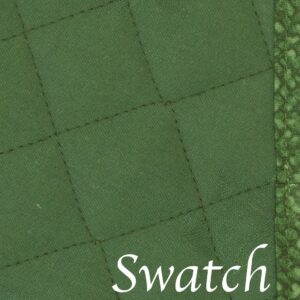 Sweet Pea Linens - Green Cobblestone Quilted Jacquard Rectangle Placemats - Set of Two (SKU#: RS2-1001-Y50) - Swatch