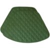 Sweet Pea Linens - Solid Green Quilted Jacquard Wedge-Shaped Placemats - Set of Two (SKU#: RS2-1006-Y5) - Main Product Image