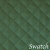 Sweet Pea Linens - Solid Green Quilted Jacquard Charger-Center Round Placemats - Set of Two (SKU#: RS2-1015-Y5) - Swatch