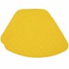 Sweet Pea Linens - Solid Bright Yellow Quilted Wedge-Shaped Placemats - Set of Two (SKU#: RS2-1006-Y8) - Main Product Image