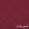 Sweet Pea Linens - Solid Berry Wine Quilted Rectangle Placemats - Set of Two (SKU#: RS2-1001-Y9) - Swatch
