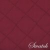 Sweet Pea Linens - Solid Berry Wine Quilted Wedge-Shaped Placemats - Set of Two (SKU#: RS2-1006-Y9) - Swatch