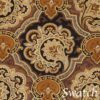 Sweet Pea Linens - Brown & Black Filigree Print Rectangle Placemats - Set of Two (SKU#: RS2-1002-Z2) - Swatch
