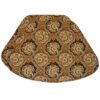 Sweet Pea Linens - Brown & Black Filigree Print Wedge-Shaped Placemats - Set of Two (SKU#: RS2-1006-Z2) - Main Product Image