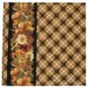 Sweet Pea Linens - Fall Harvest Plaid Cloth Napkin (SKU#: R-1010-Z40) - Swatch